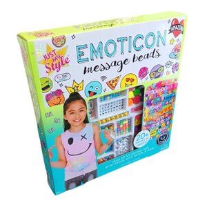 Just My Style Emoticon Message Beads Kit For DIY Jewelry Making With 20+ Pieces